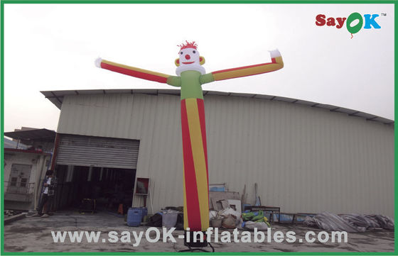 Inflatable Advertising Man 6m Colorful Inflatable Air Dancer Advertising Inflatable Wave Man