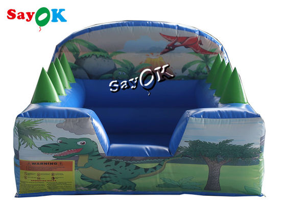 Dinosaur Themed Backyard Inflatable Ball Pit Pool With Air Blower