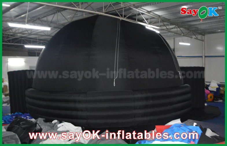 2 Doors Inflatable Mobile Planetarium Dome Projection Tent For Movie Education