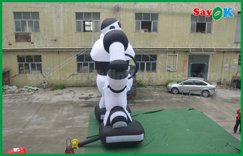 Oxford Cloth Custom Inflatable Products Inflatable Robot For Outside Advertising