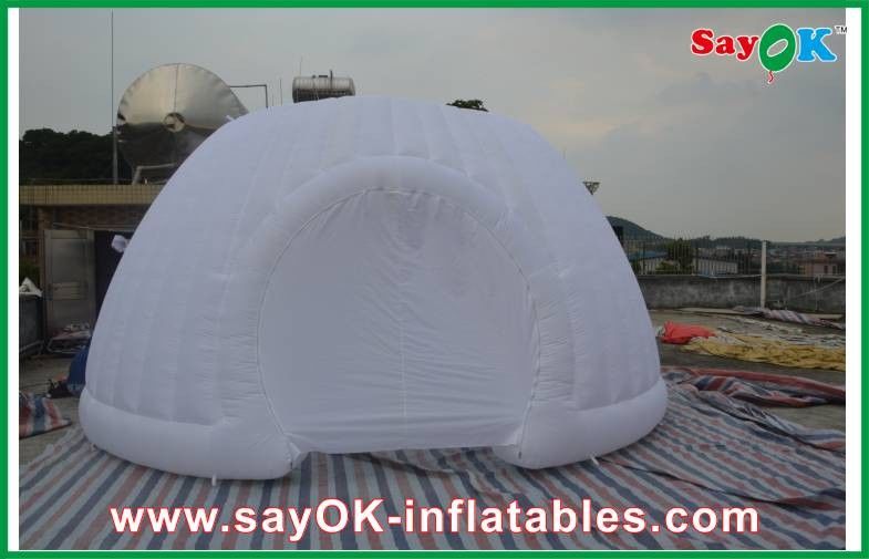 Party Led Lighting Inflatable Pub Tent Dia 5m Inflatable Air Tent / Inflatable Camping Tent  Re-usability Long lifetime