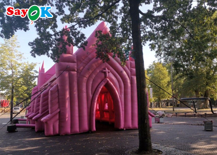 Inflatable House Tent Custom PVC Inflatable Dome Tent Quick Install Church House Tent