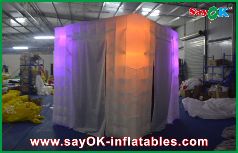 Inflatable Photo Booth Hire Durable Lighting Blow Up Photo Booth Shopping Mall For Party