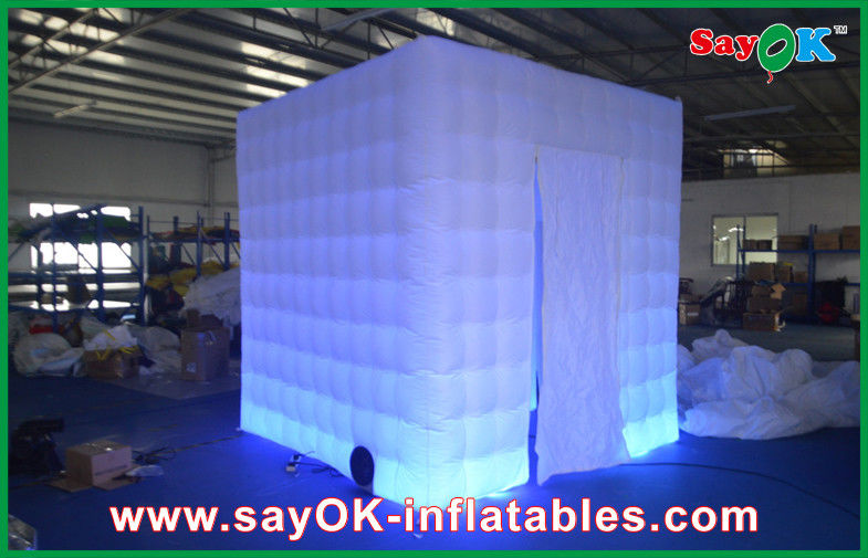 Inflatable Photo Booth Rental Large Commercial Photo Booth White 2 Door Inflatable Wedding Tent