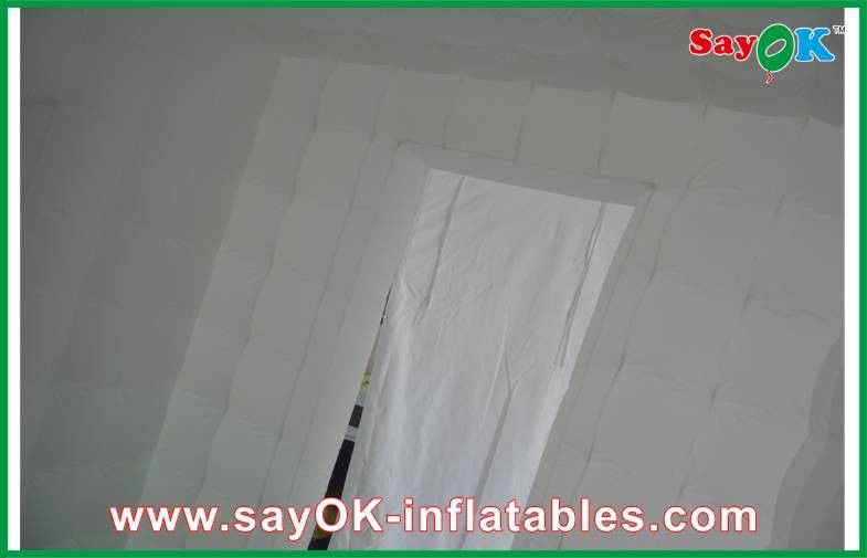 Party Photo Booth Oxford Cloth / PVC Coated Mobile Photo Booth Inflatable Attractive With 2 Doors