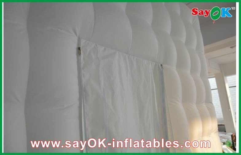 Party Photo Booth Oxford Cloth / PVC Coated Mobile Photo Booth Inflatable Attractive With 2 Doors