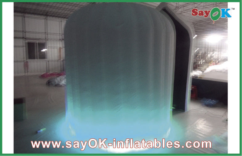 Portable Photo Booth Printing Logo Inflatable Photo Booth LED Lighting For Weeding / Party