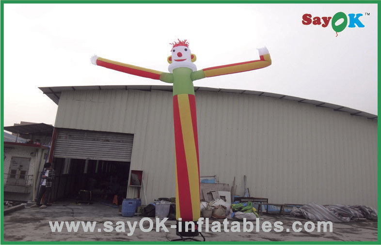 Inflatable Advertising Man 6m Colorful Inflatable Air Dancer Advertising Inflatable Wave Man