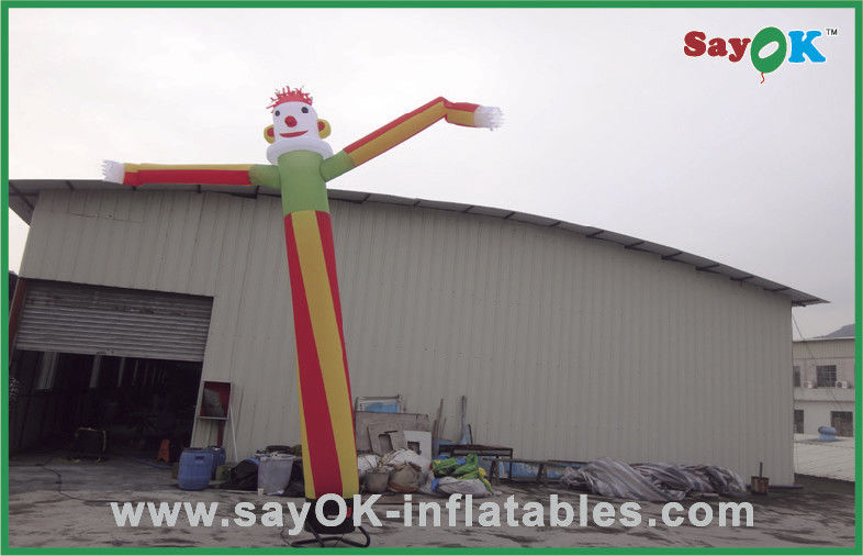 Inflatable Advertising Man 6m Colorful Inflatable Air Dancer Advertising Inflatable Wave Man