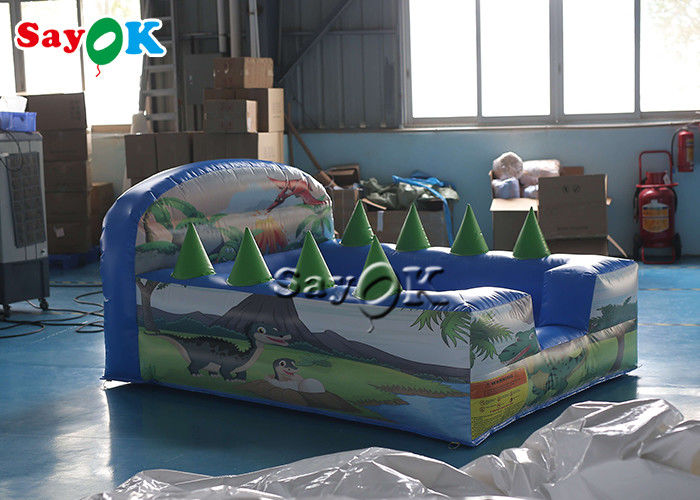 Dinosaur Themed Backyard Inflatable Ball Pit Pool With Air Blower