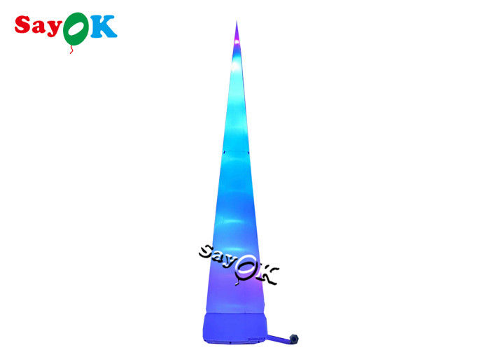 Giant Inflatable LED Cone remote controlled Outdoor Lighting Decoration