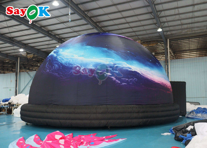 32.8ft Astronautic Inflatable Planetarium Projection Dome Tent Black Projection Tent For School