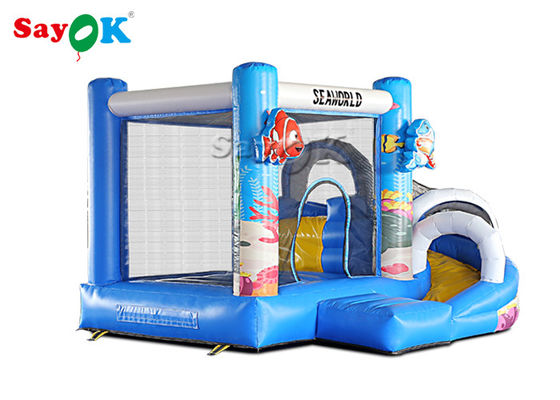 Γίγαντα φουσκωτό PVC Air Bouncer Slide Animals Combo Open 2 χρόνια εγγύηση