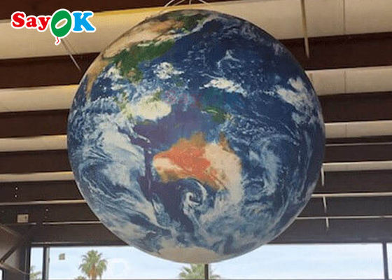 Διακόσμηση εκδηλώσεων Εννέα πλανήτες Φουσκωτή γη με φως LED Πλανητικό μπαλόνι