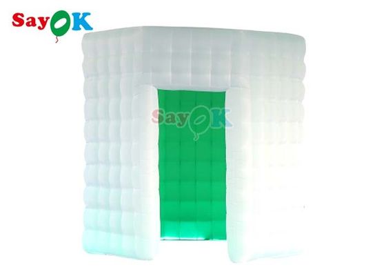 Οδηγημένη Inflatble σκηνή θαλάμων φωτογραφιών αποθηκών εμπορευμάτων ωοειδής με τον ανεμιστήρα αέρα
