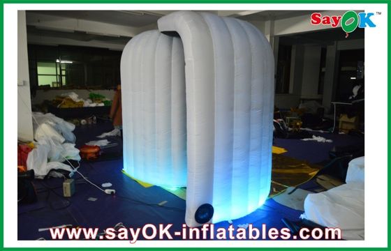 Διογκώσιμος κόμματος άσπρος DIY διακοσμήσεων εσωτερικός θάλαμος φωτογραφιών γαμήλιας τελετής με το λογότυπο καμερών