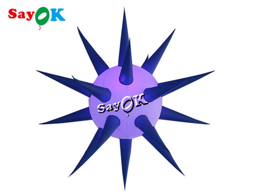 1.5m 5ft οροφή κρεμασμένη φουσκωτό Led Star για την διακόσμηση του Club Stage Party εκδήλωση