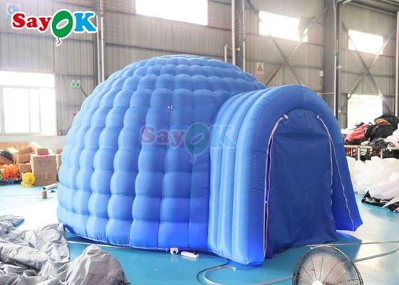 4m Tarpaulin Inflatable Igloo Dome Tent με LED Light Blower Διαφημιστικά πάρτι
